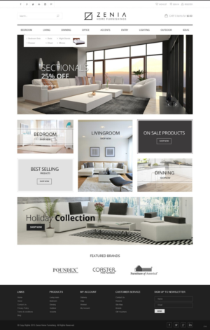Web Design by pb for JNC Brands Inc | Design: #7887257