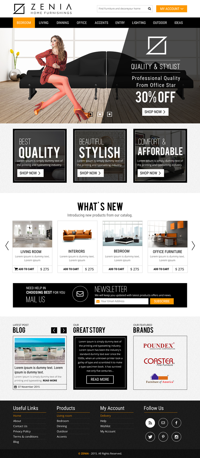 Web Design by rightway for JNC Brands Inc | Design #7828992