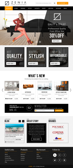 Web Design by rightway for JNC Brands Inc | Design: #7828992