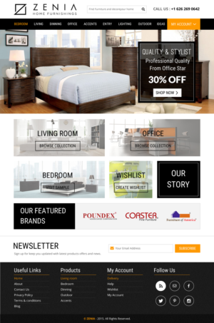 Web Design by rightway for JNC Brands Inc | Design: #7829002