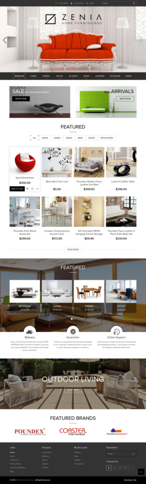 Web Design by rightway for JNC Brands Inc | Design #7829003