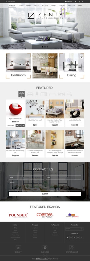 Web Design by rightway for JNC Brands Inc | Design: #7829013