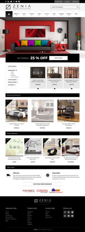 Web Design by rightway for JNC Brands Inc | Design: #7829014