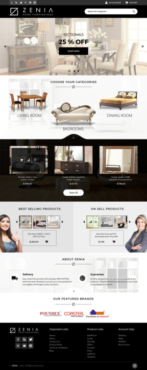Web Design by rightway for JNC Brands Inc | Design: #7829015