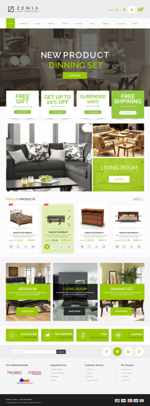 Web Design by Creations Box 2015 for JNC Brands Inc | Design: #7827568
