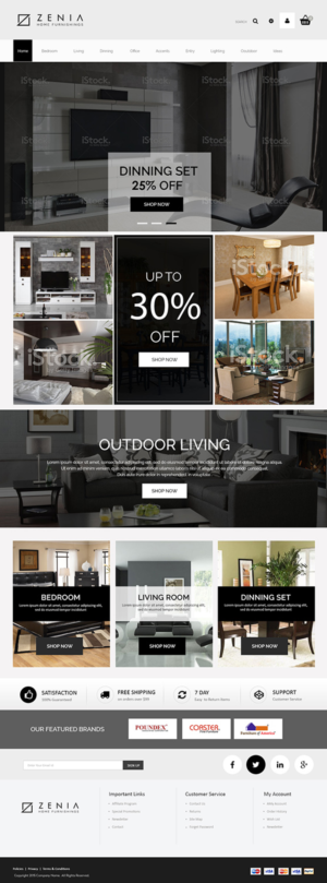 Web Design by Creations Box 2015 for JNC Brands Inc | Design: #7827569