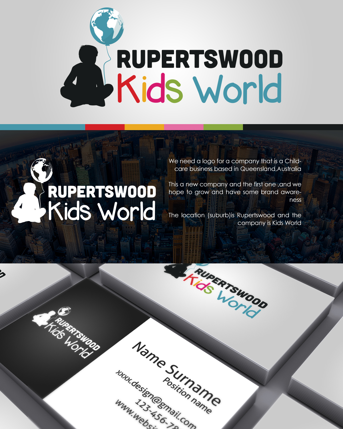 Logo Design by RM DSGNS for Kids World | Design #7791826