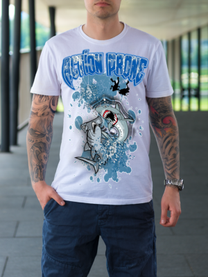 Action Prone Shark/Wreck/Cave Diving T-Shirt