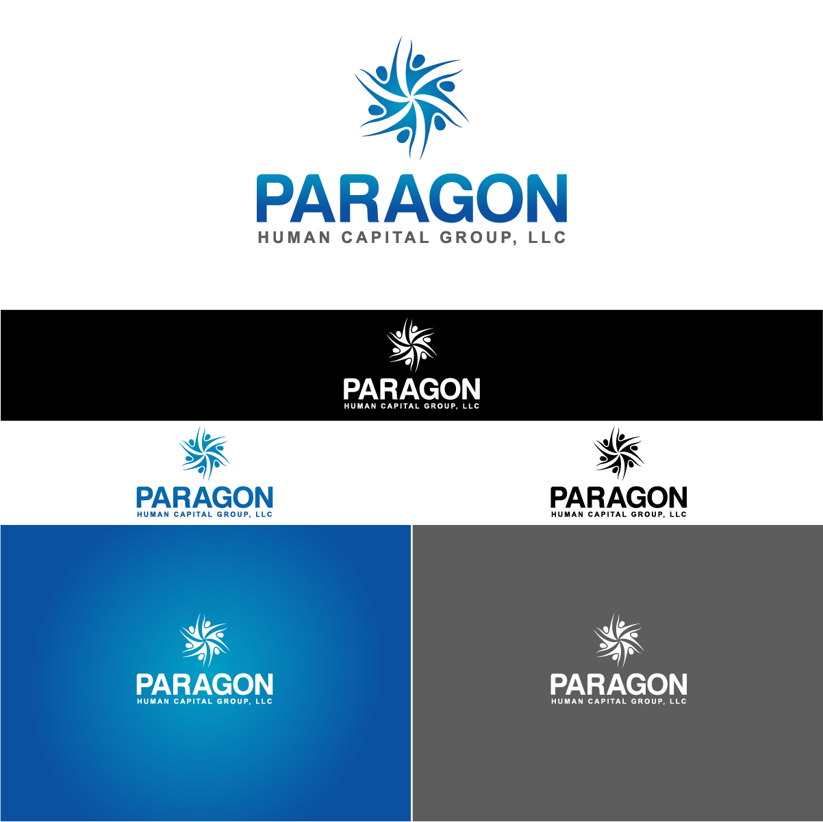 Diseño de Logo por phraimsondesign para Paragon Human Capital Group, LLC | Diseño #8010247