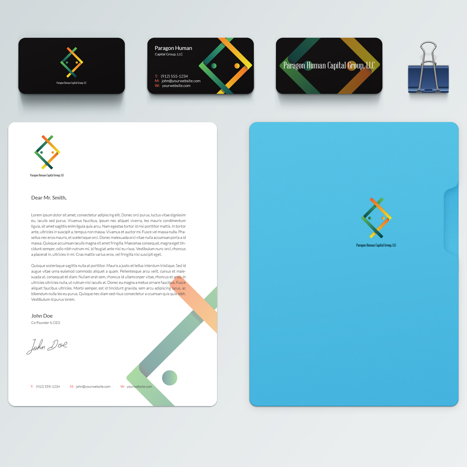 Diseño de Logo por ATT para Paragon Human Capital Group, LLC | Diseño #7871826