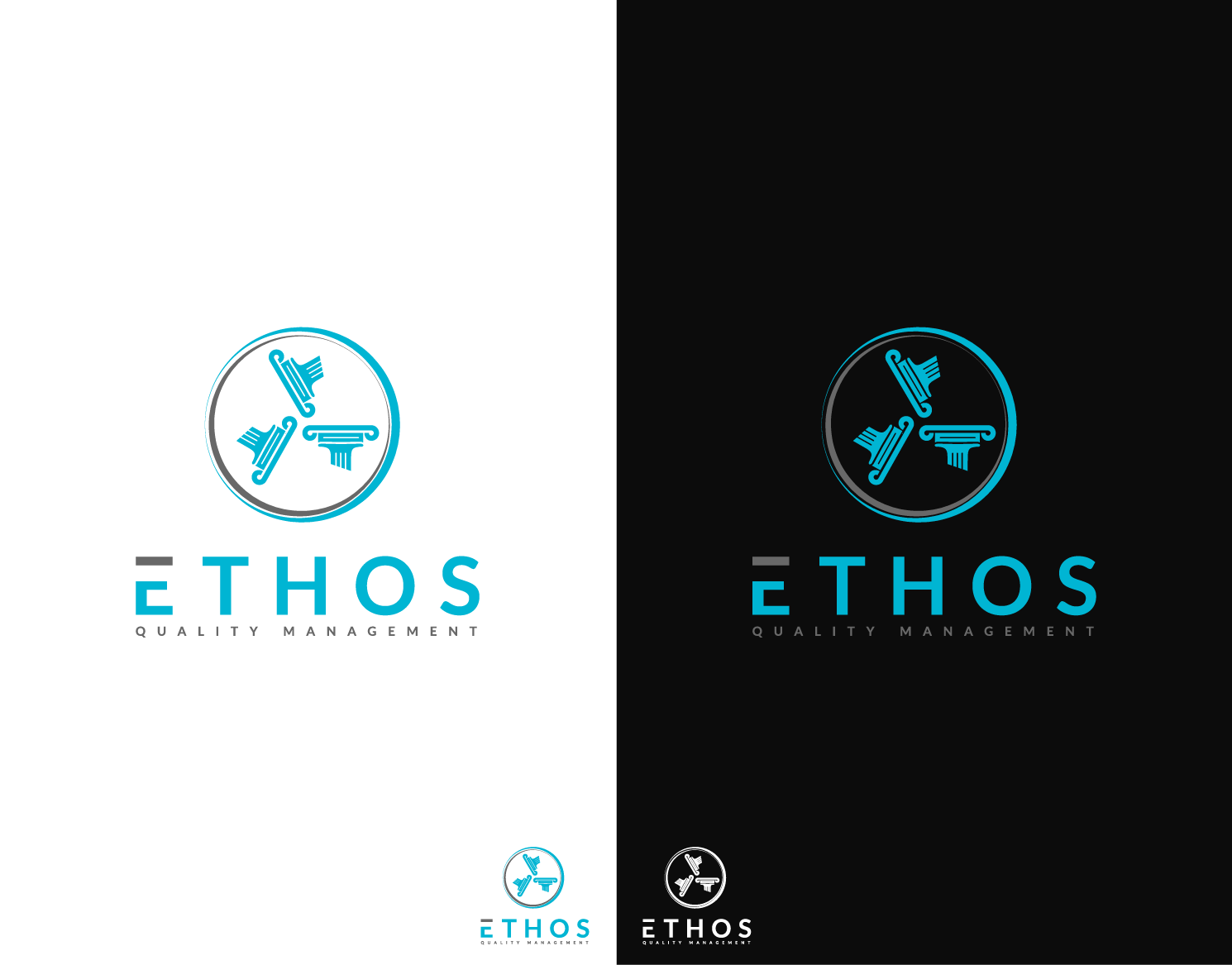 Logo Design by INNOVA CREATIVE for Ethos Quality Management | Design #7858154