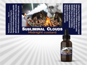 Label Design by Black Stallions Impressive Solutions for Evanesce vapes | Design #7818511
