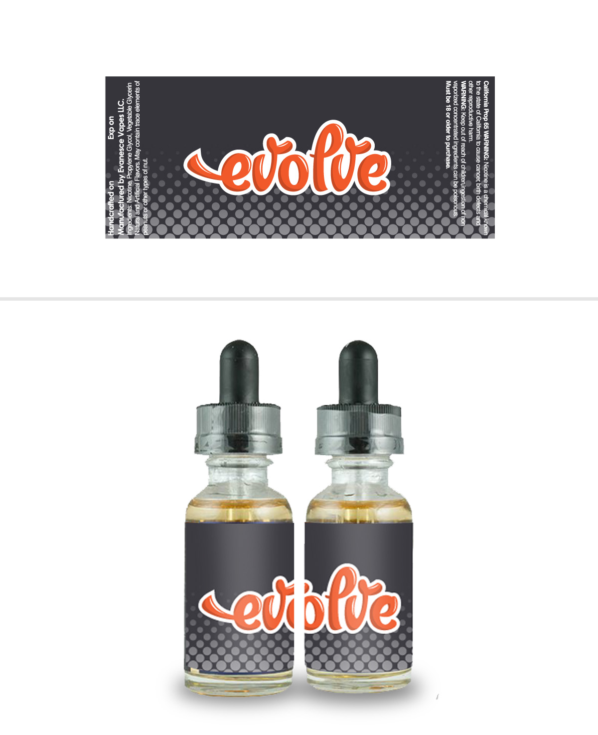 Label Design by carlbondoc for Evanesce vapes | Design #7867270