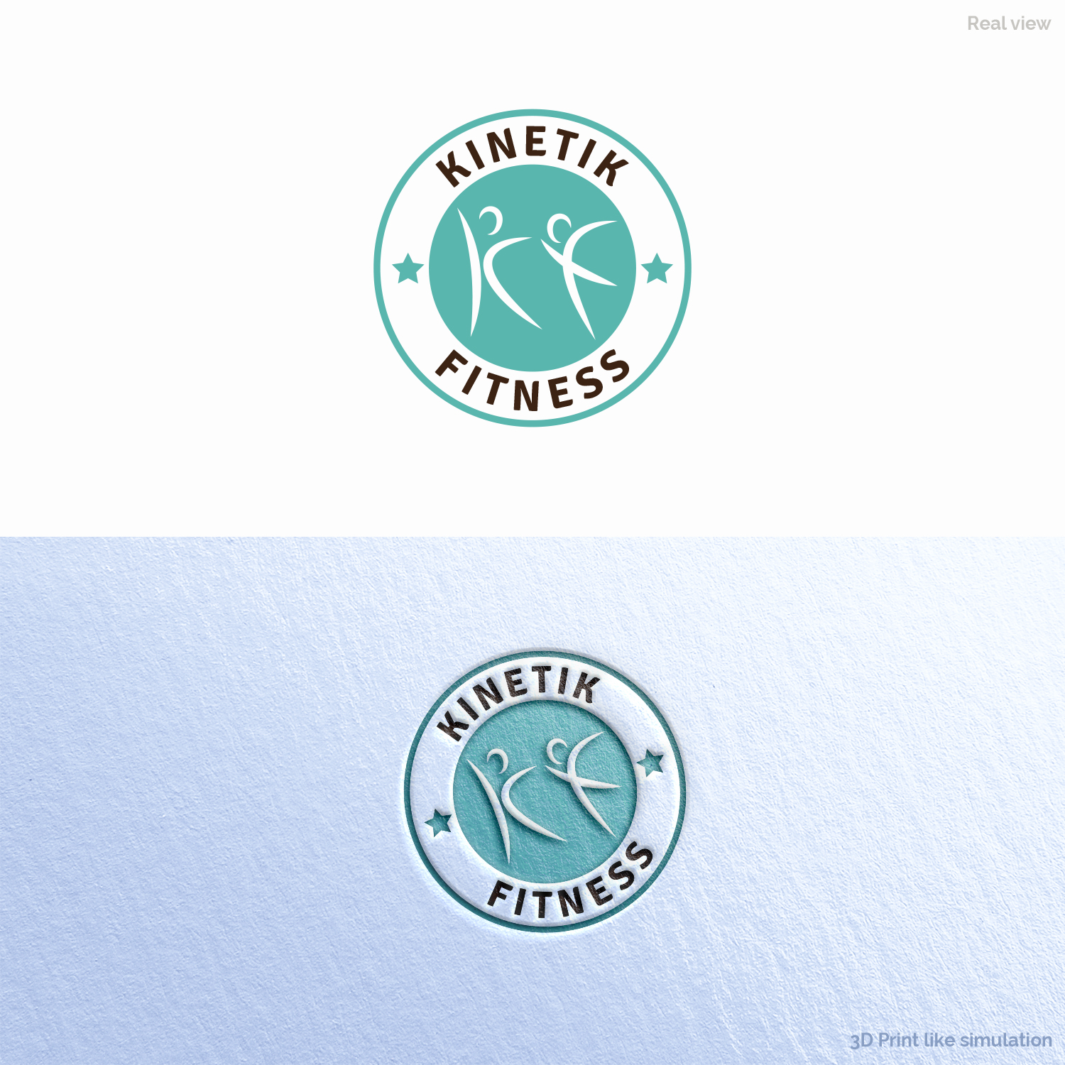 Logo Design by Anthony for Kinetik Fitness | Design #7868023
