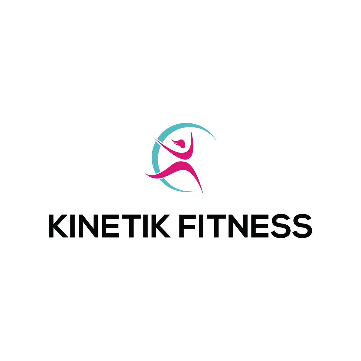 Logo Design by pinkeart for Kinetik Fitness | Design #7792140