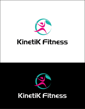 Logo Design by pinkeart for Kinetik Fitness | Design: #7923656