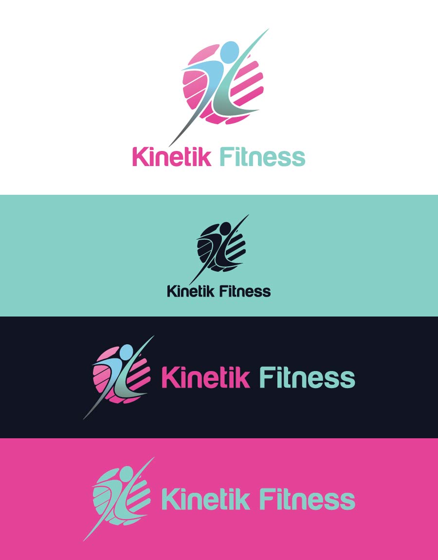 Logo Design by Logo Xtudio for Kinetik Fitness | Design #7805597