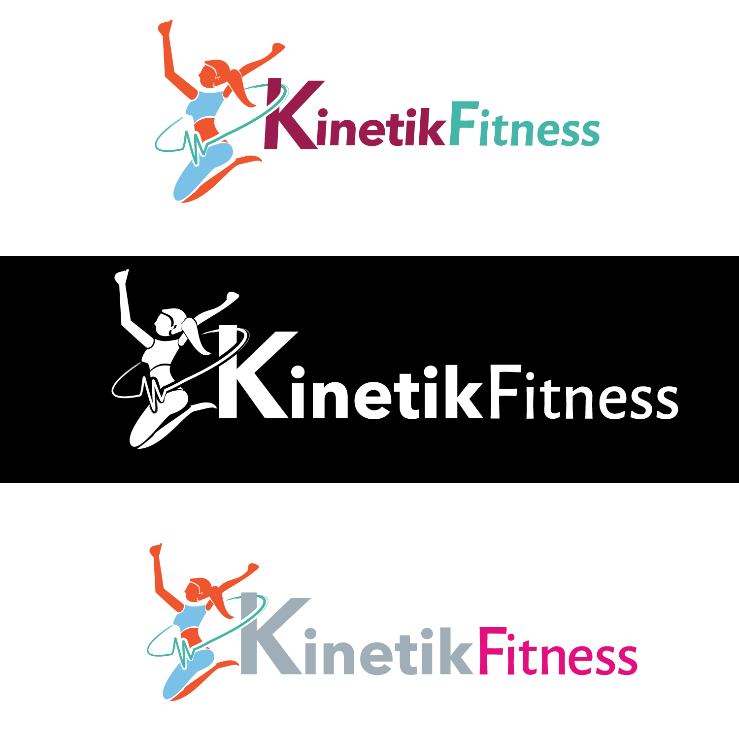 Logo Design by gayathrik2244 for Kinetik Fitness | Design #7872168