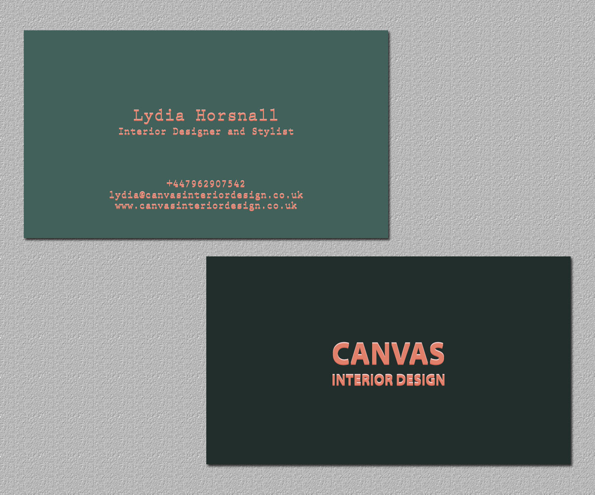 Business Card Design by picksyam for Canvas Interior Design | Design #7843844