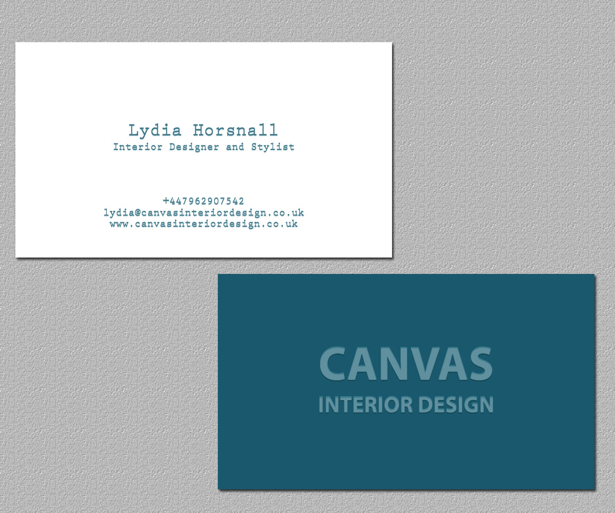 Business Card Design by picksyam for Canvas Interior Design | Design #7861514