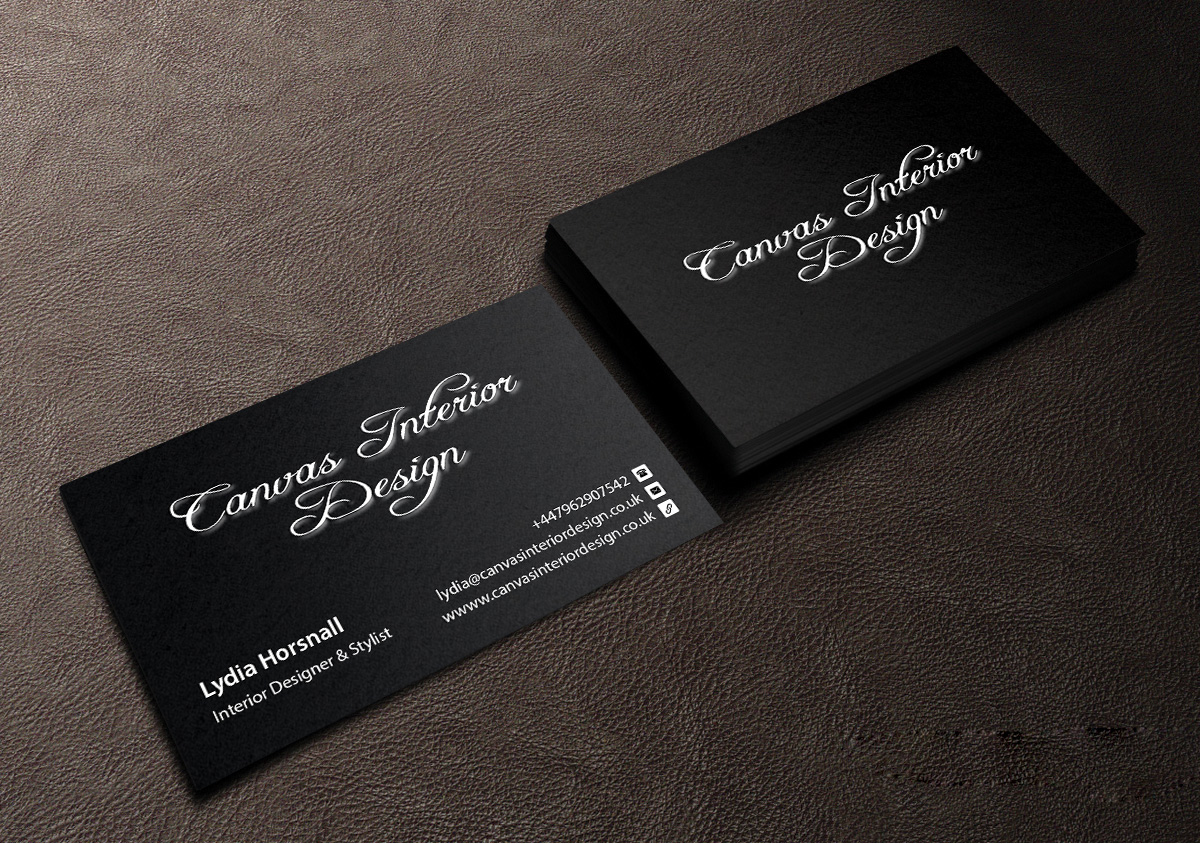 Design de Carte de Visite par Creations Box 2015 pour Canvas Interior Design | Design #7798533