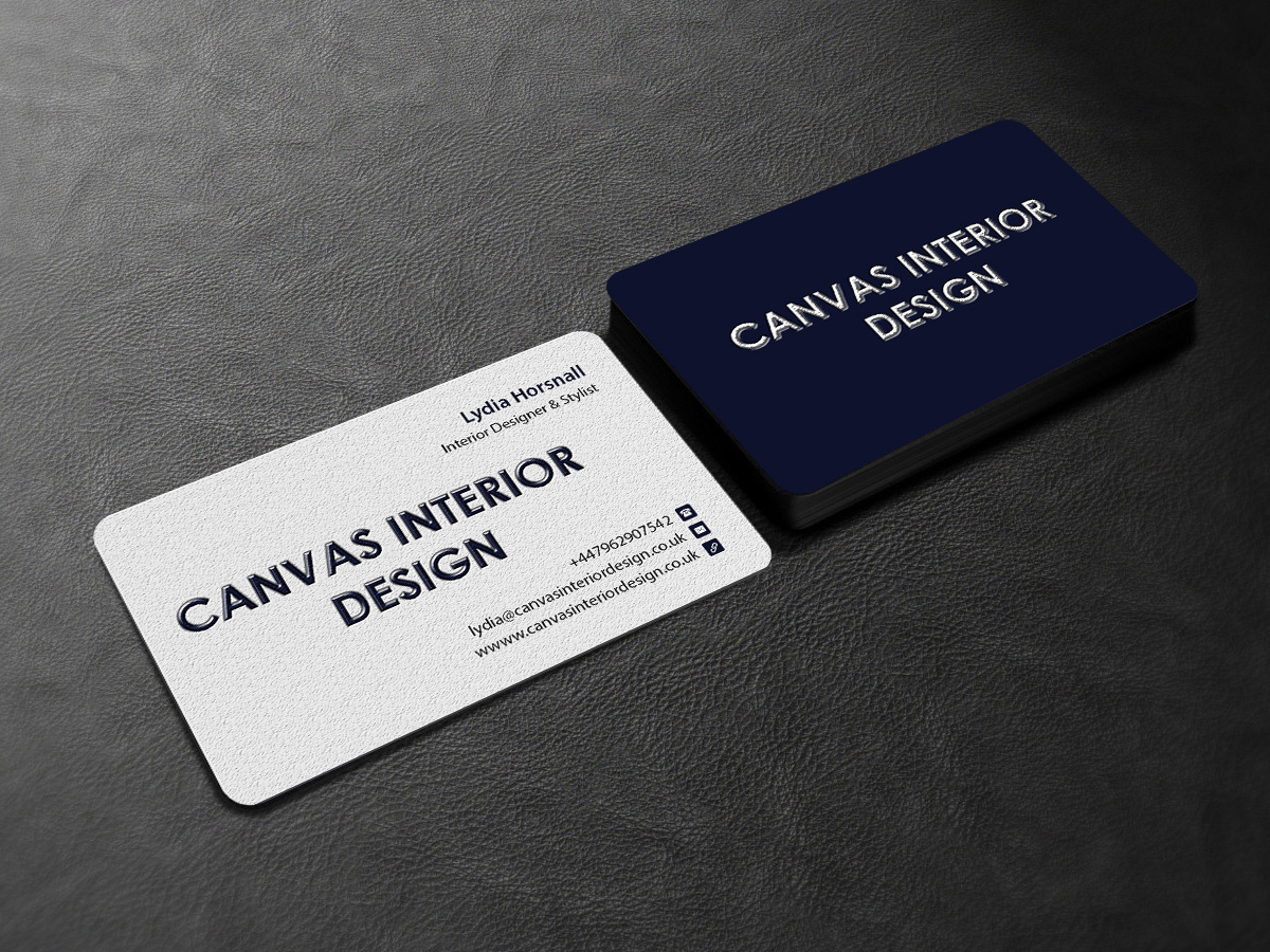 Diseño de Tarjeta de Presentación por Creations Box 2015 para Canvas Interior Design | Diseño #7798534