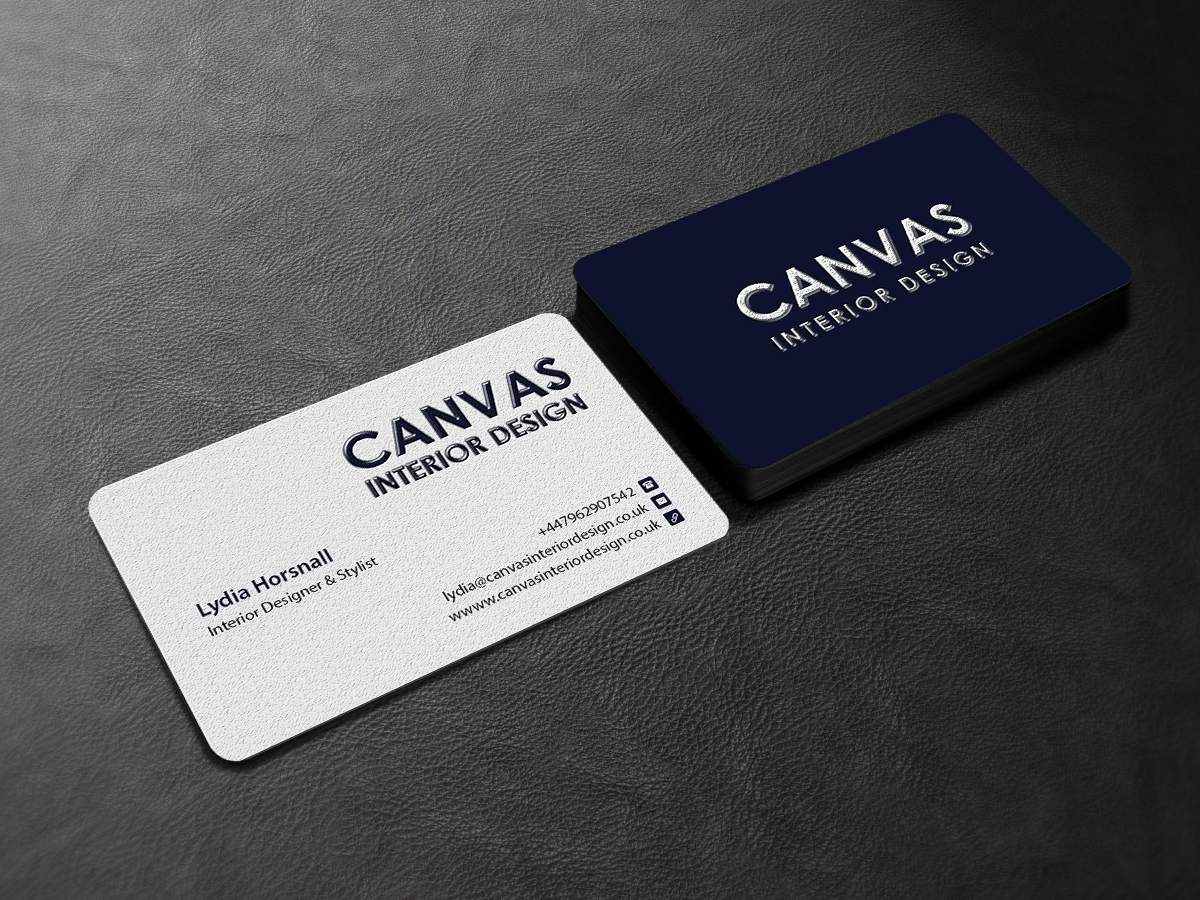 Design de Carte de Visite par Creations Box 2015 pour Canvas Interior Design | Design #7809777