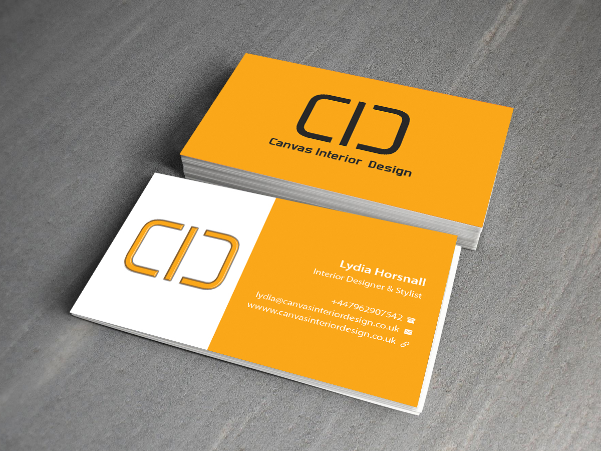 Design de Carte de Visite par Creations Box 2015 pour Canvas Interior Design | Design #7809810