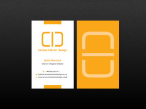 Business Card Design by Creations Box 2015 for Canvas Interior Design | Design: #7809811