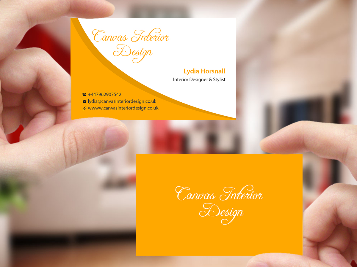 Bold, Upmarket, Business Business Card Design for Canvas Interior
