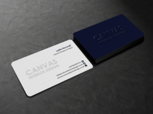 Business Card Design by Creations Box 2015 for Canvas Interior Design | Design: #7810007