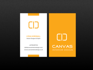 Business Card Design by Creations Box 2015 for Canvas Interior Design | Design: #7879450
