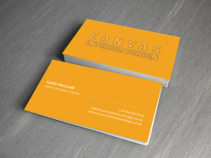Business Card Design by Creations Box 2015 for Canvas Interior Design | Design: #7879451