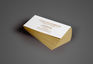 Business Card Design by chandrayaan.creative for Canvas Interior Design | Design: #7826316