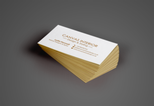 Business Card Design by chandrayaan.creative for Canvas Interior Design | Design: #7826317