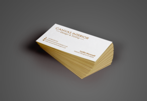 Business Card Design by chandrayaan.creative for Canvas Interior Design | Design: #7826318