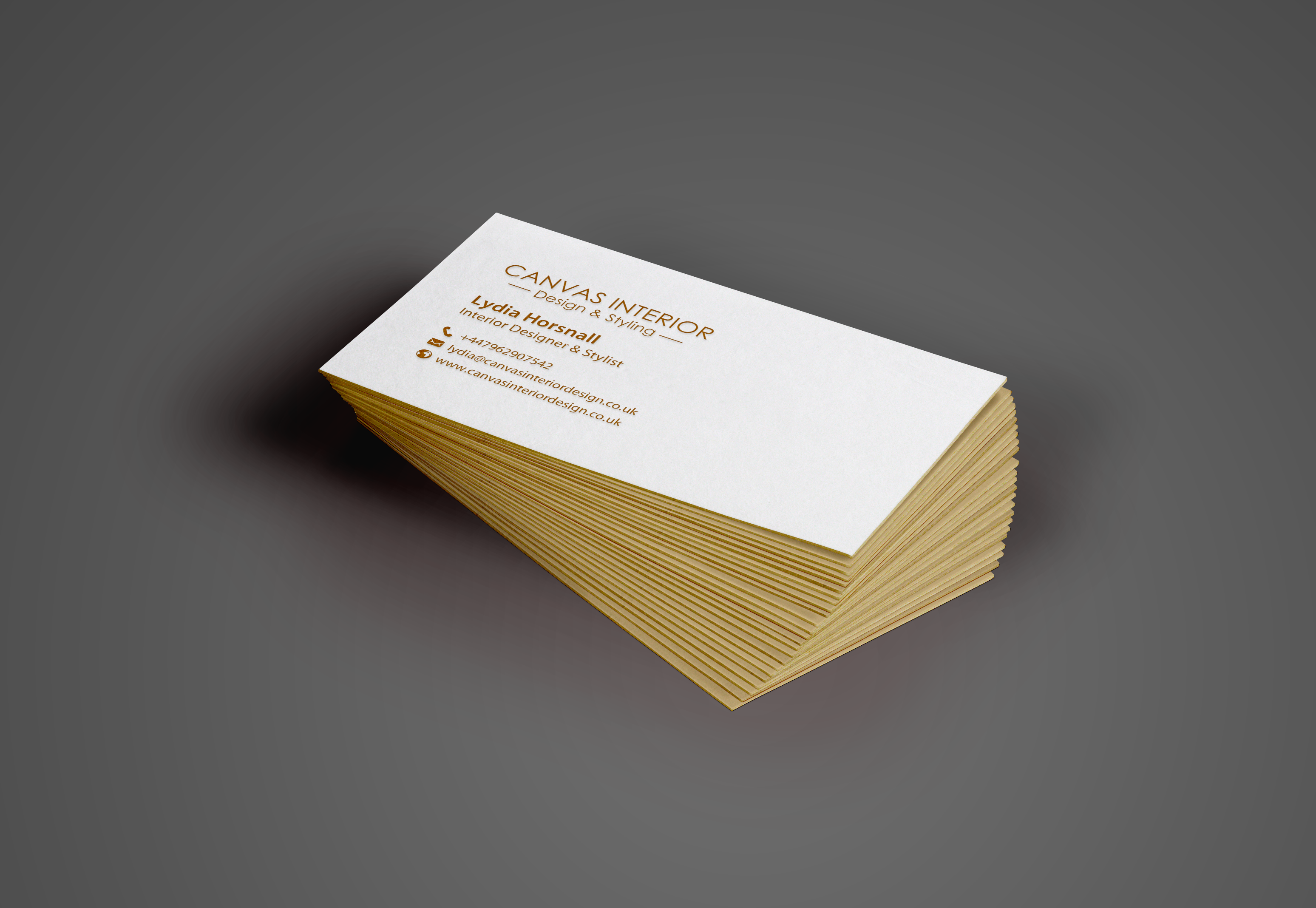 Business Card Design by chandrayaan.creative for Canvas Interior Design | Design #7826349