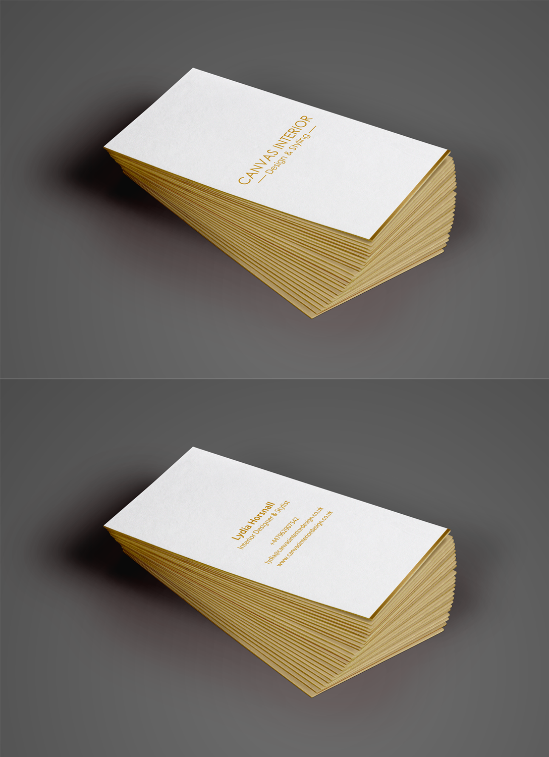 Business Card Design by chandrayaan.creative for Canvas Interior Design | Design #7842483