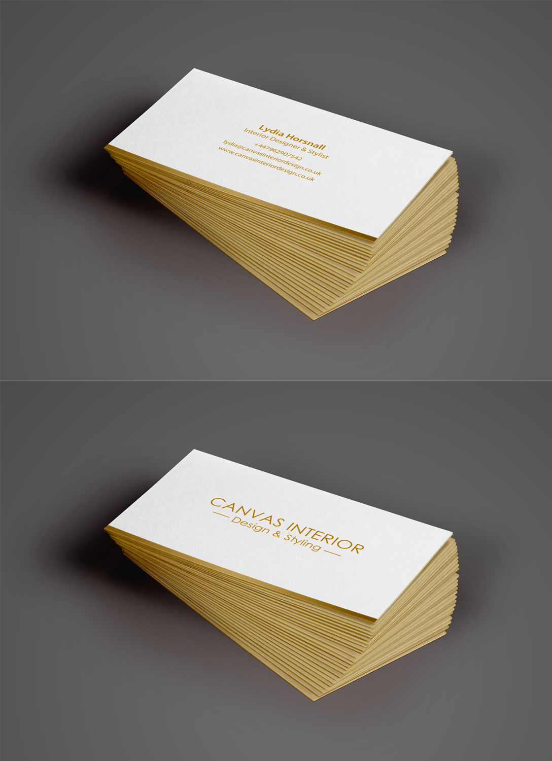 Business Card Design by chandrayaan.creative for Canvas Interior Design | Design #7842484