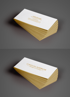 Business Card Design by chandrayaan.creative for Canvas Interior Design | Design: #7842484