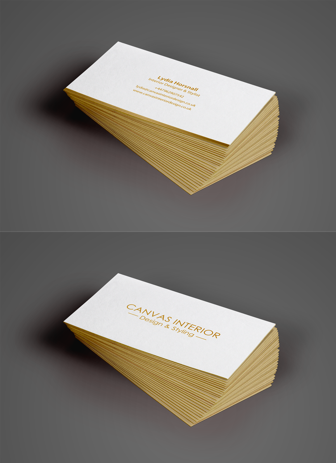 Business Card Design by chandrayaan.creative for Canvas Interior Design | Design #7842485