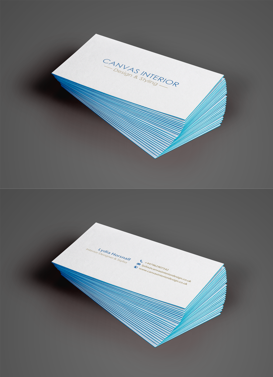 Business Card Design by chandrayaan.creative for Canvas Interior Design | Design #7842488