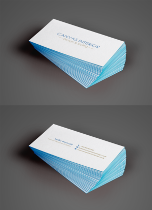 Business Card Design by chandrayaan.creative for Canvas Interior Design | Design: #7842488