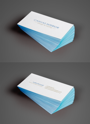 Business Card Design by chandrayaan.creative for Canvas Interior Design | Design: #7842489