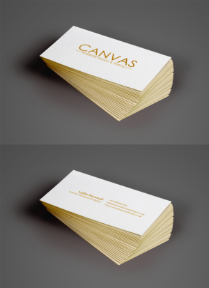 Business Card Design by chandrayaan.creative for Canvas Interior Design | Design: #7842490
