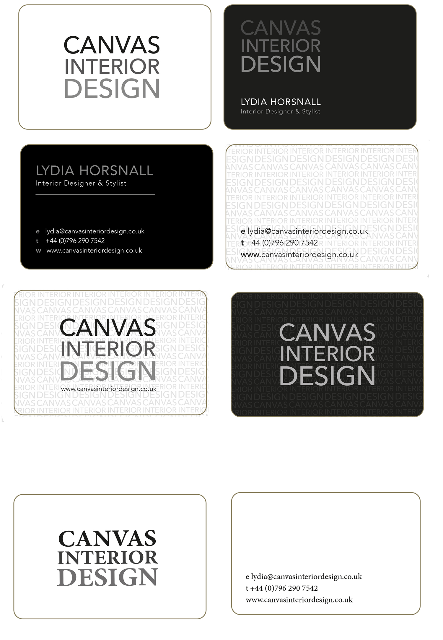 Business Card Design by nickcantan for Canvas Interior Design | Design #7795932