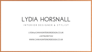 Business Card Design by Amy Curley for Canvas Interior Design | Design: #7868218