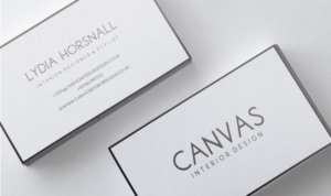 Business Card Design by Amy Curley for Canvas Interior Design | Design: #7889445