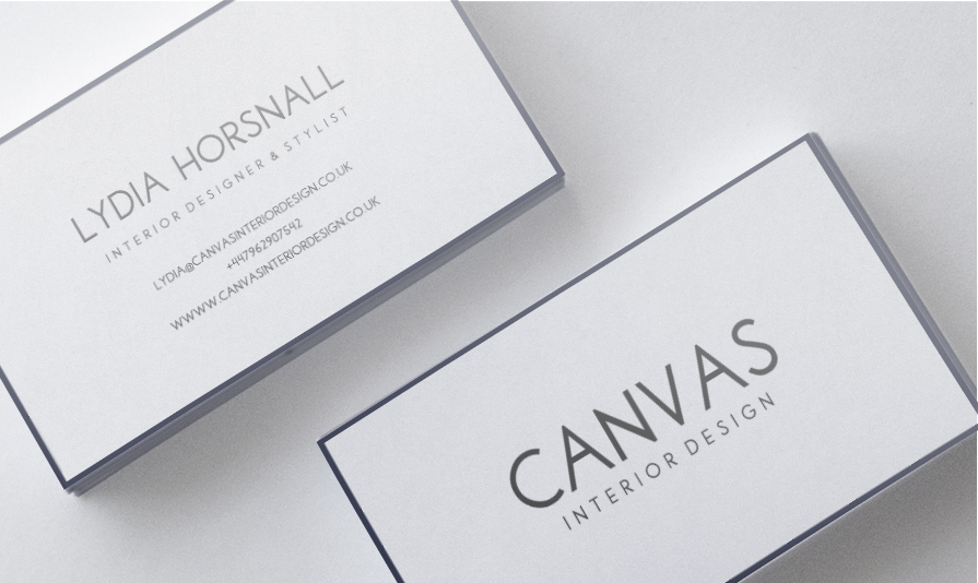 Design de Carte de Visite par Amy Curley pour Canvas Interior Design | Design #7889447