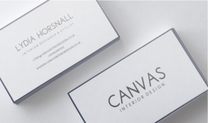Business Card Design by Amy Curley for Canvas Interior Design | Design: #7889447